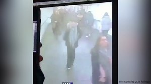 Video: Surveillance captured explosion inside NYC subway tunnel near Port Authority