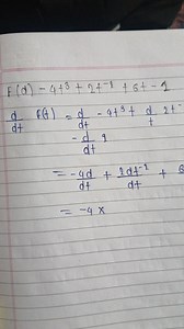 Find the derivative of the function:f(t) = -4t^3   2t^{-1}   ... | Filo