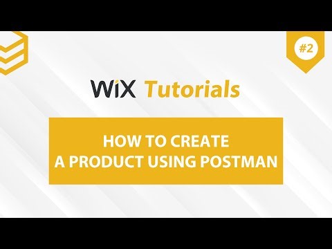 Wix API | Lesson #2: How to create a product using Postman?