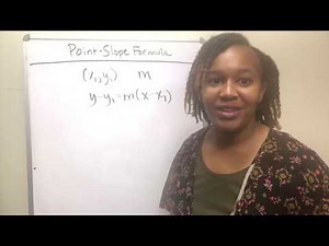 Point Slope Form