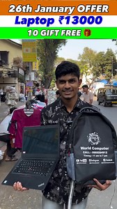67K views · 698 reactions | 26th January OFFER Laptop ₹13000 with 10...