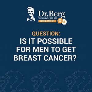 6.5K views · 136 reactions | Breast cancer is common in women. But can this also happen to men? Find out by watching this video. | Dr. Eric Berg | Facebook