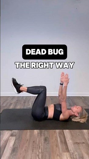 Dead Bug Exercise (The RIGHT Way!)