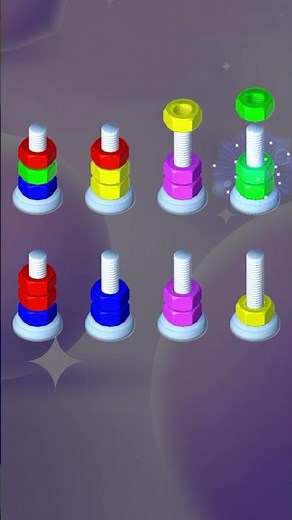 Nuts and Bolts - sort puzzle