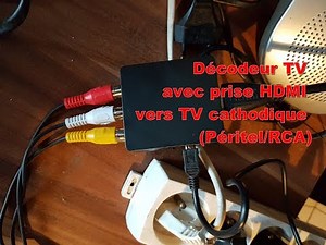 Connect a new TV decoder (HDMI) to an old TV (RCA - Scart)