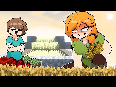 피지컬 vs 기술력 - Physical vs Builder | Minecraft anime