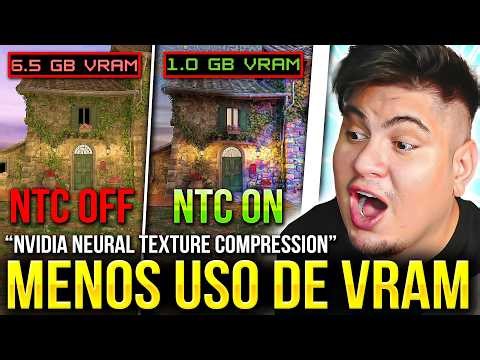 INCREDIBLE! Nvidia SOLVES VRAM with NTC! Texture compression that saves VRAM!