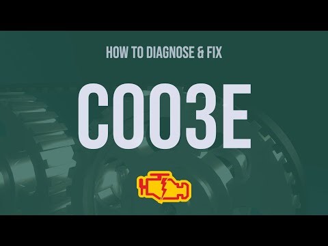 How to Diagnose and Fix C003E Engine Code - OBD II Trouble Code Explain