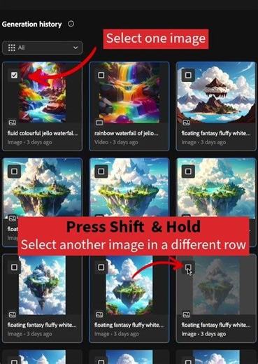 How to download multiple files at once #adobefirefly #tutorial #download