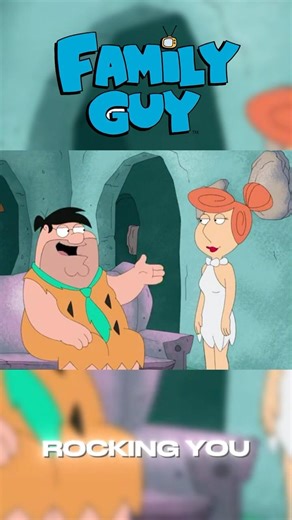 Family guy in the flintstones universe #familyguy #shorts