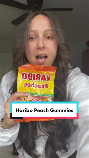 Haribo Peach Gummies Taste Test