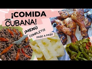 COMIDA CUBANA 🇨🇺 AUTÉNTICO SABOR CUBANO PASO a PASO 😋 MENÚ COMPLETO PARA CELEBRAR DÍA DE LAS MADRES