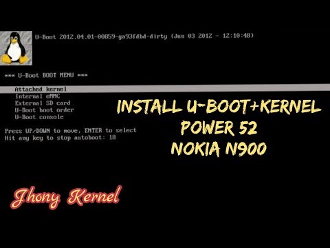 Nokia N900 install uboot + kernel