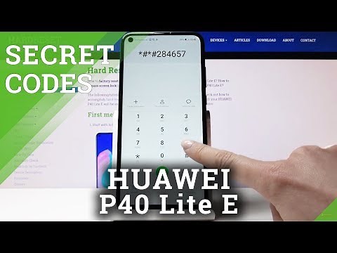 HUAWEI P40 Lite E CODES / Hidden Mode / Service Menu
