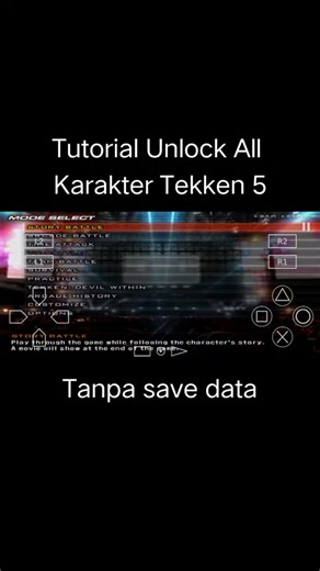 Unlock All Characters in Tekken 5 Tutorial