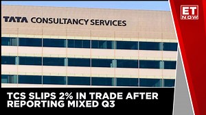 TCS Slips Over 2% In Trade After Reporting A Mixed Q3 | ET NOW | Business News | English Updates