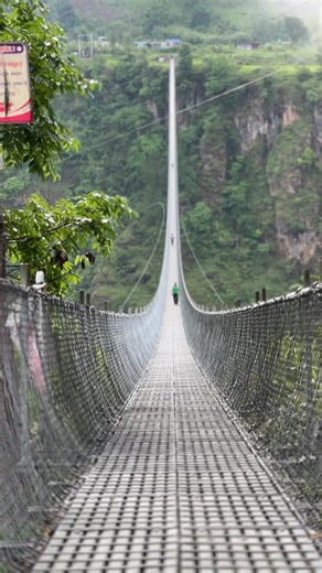 Explore the Longest Pedestrian Suspension Bridge in Nepal
