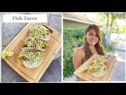 The Best Fish Taco Recipe | Fried Baja California Fish Tacos With Avocado Salsa