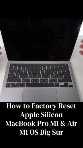 How to Factory Reset Apple Silicon MacBook Pro M1 & Air M1 ║OS Big Sure #macbookhacks #resetmacbookpassword #forgotpassword #factoryreset #apple