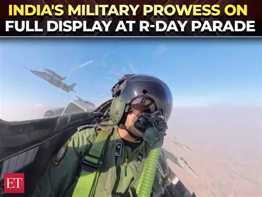 Watch: IAF soars high on 76th Republic Day with dazzling air display