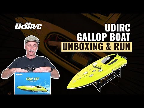 UdiRC | Gallop High Speed Boat Unboxing & Review | #askHearns