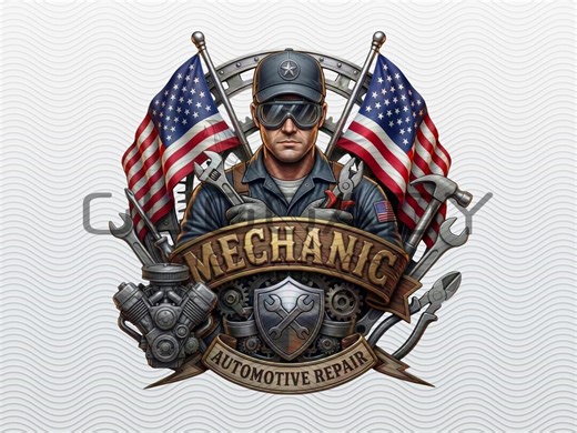 Mechanic PNG, Auto Repair Garage Art, Diesel Mechanic Gift, Crossed Wrenches Piston Gear Design - Etsy Canada