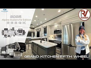 GRAND KITCHEN!👀 Checkout the New 2025 Keystone RV Alpine Avalanche Edition 338GK