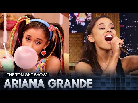 Ariana Grande Performs "Mary Had a Little Lamb" as Britney Spears, Does "Ew!" with Jimmy