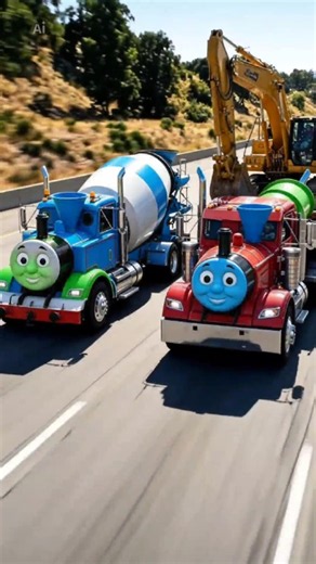 Truk molen thomas VS Truk towing thomas #truk #trukmolen #truktowing
