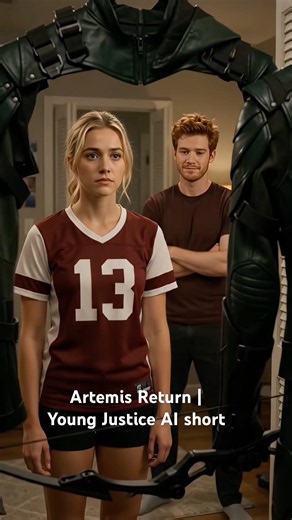Artemis Return | Young Justice AI short #short #youngjustice #ai #artemis #wallywest