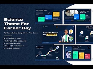 Professional Science Theme Presentation Template