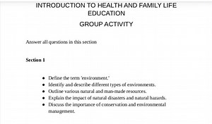 Define the term 'environment.'Identify and describe different ... | Filo