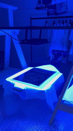 Handmade chinese dragon shirt cyanotype art