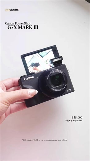 Canon PowerShot G7X Mark 3 for Sale in Taguig