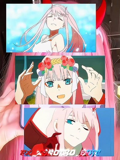 Zero Two Cosplay Edit 💖 #hiro #zerotwo #anime