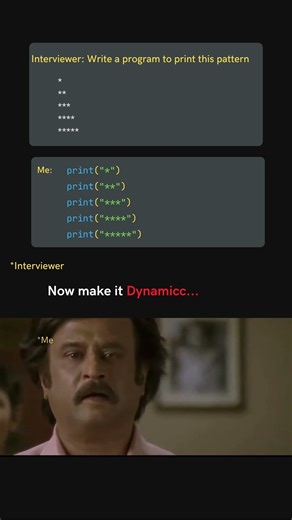 When the interviewer says “Make it dynamic” 😂