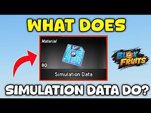 What Does Simulation Data Do in Blox Fruits? | How To Use Simulation Data In Blox Fruits | Roblox