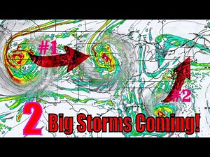 2 Powerful Storms Coming At The Same Time! - The WeatherMan Plus
