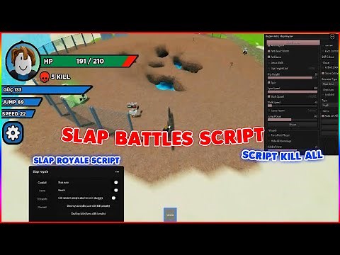 Slap Royale Script Hack GUI: Slap Aura, Reach, Anti Lava, Anti Toxic, Kill All & More