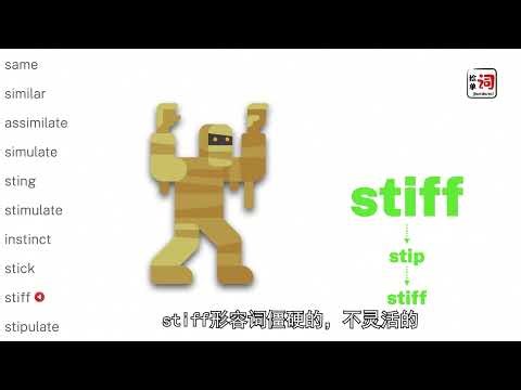 simulate和stimulate，单词少个t意思大不同？本期叫兽帮你搞定这三组“相似词”吧！#英语单词