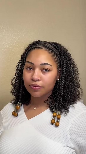 This is how you become the hair inspo 😍🔥 For this braided curly style our Curlfriend used the Sea Moss Collection to add definition and lock in moisture 👏🏾 #naturalhairtok #curlyhairtutorial #braidedhairstyle #seamoss