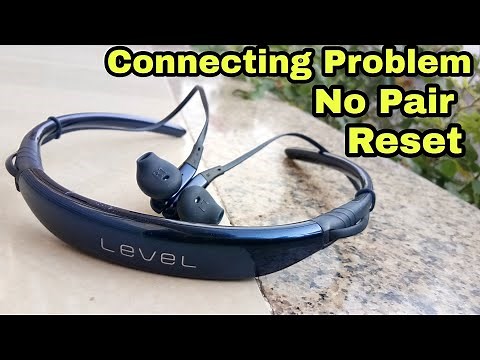 Samsung Level U Bluetooth Not Working | Not Pairing | How to Restart | How to Pair Samsung Levelu