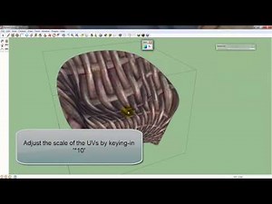 UV Mapping in SketchUp using SketchUV and Roadkill