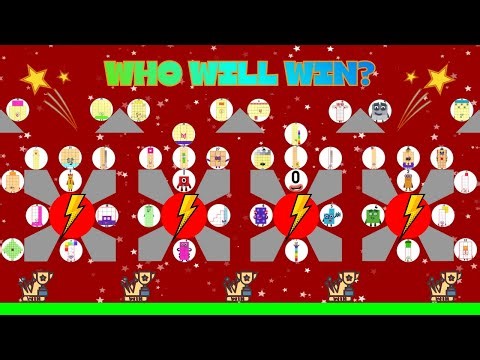 42 NUMBERBLOCKS Marble Race In Algodoo - Who Will Be The CHAMPION? | Round 1