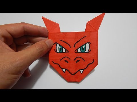 Como Hacer a Charizard en Origami | Charizard en Papel Fácil | How to Make Origami Charizard