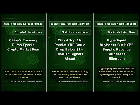 Blockchain News: Tuesday, February 10, 2026 at 01:00 AM #QixNewsCrypto