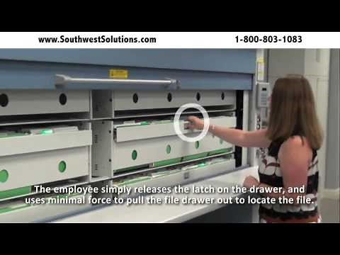 Lektriever Vertical Filing Carousel Machines for Construction Project File Storage