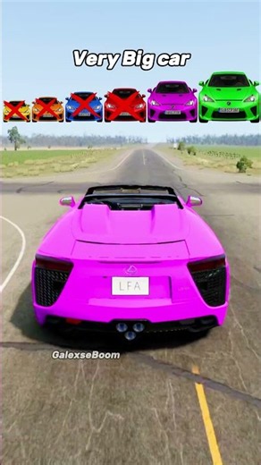 🚗 SMALL vs GIANT Lexus! 😱 vs TWO CLOSING CARS ⚡️ | BeamNG.drive !