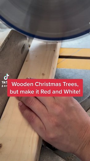 Rustic DIY Wooden White Christmas Tree