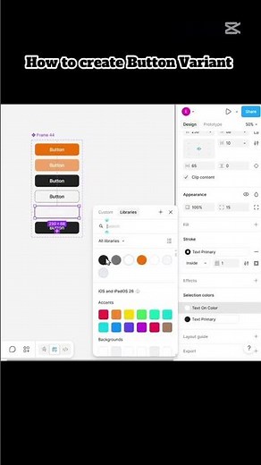 How to create variant on figma #uiuxdesign